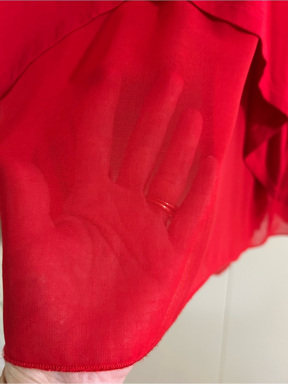 Lane Bryant Bright Red Women's Top - Picture 3 of 4